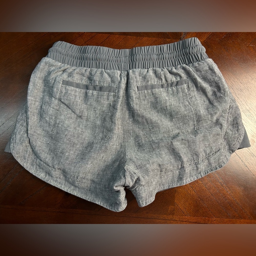 Athleta Gray Athletic Shorts - Picture 3 of 6